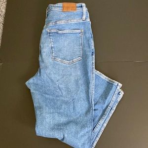 Madewell jeans curvy Stovepipe